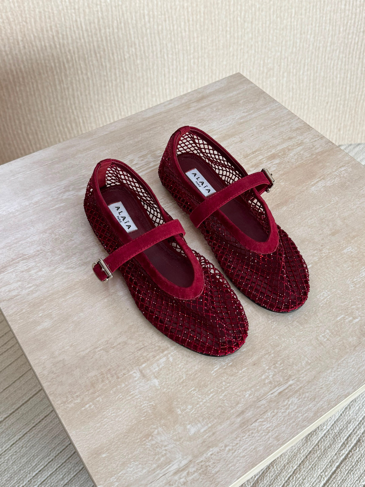 Alaïa Fishnet ballerinas - 2