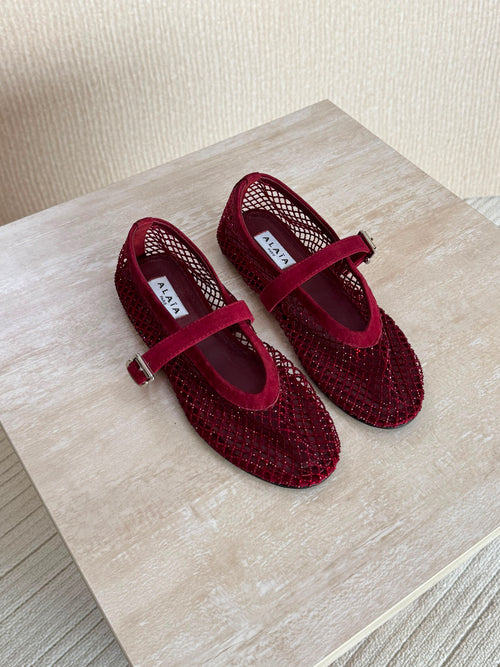 Alaïa Fishnet ballerinas - 2