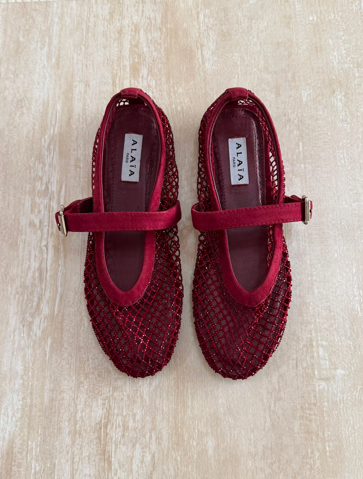 Alaïa Fishnet ballerinas - 10