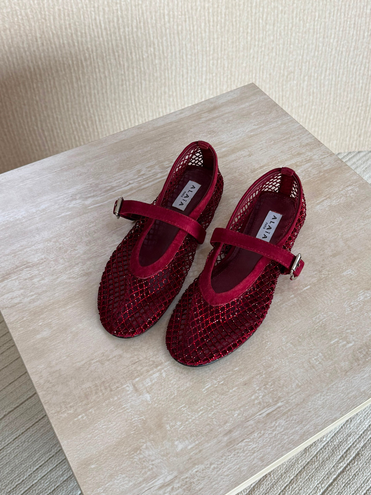 Alaïa Fishnet ballerinas - 11