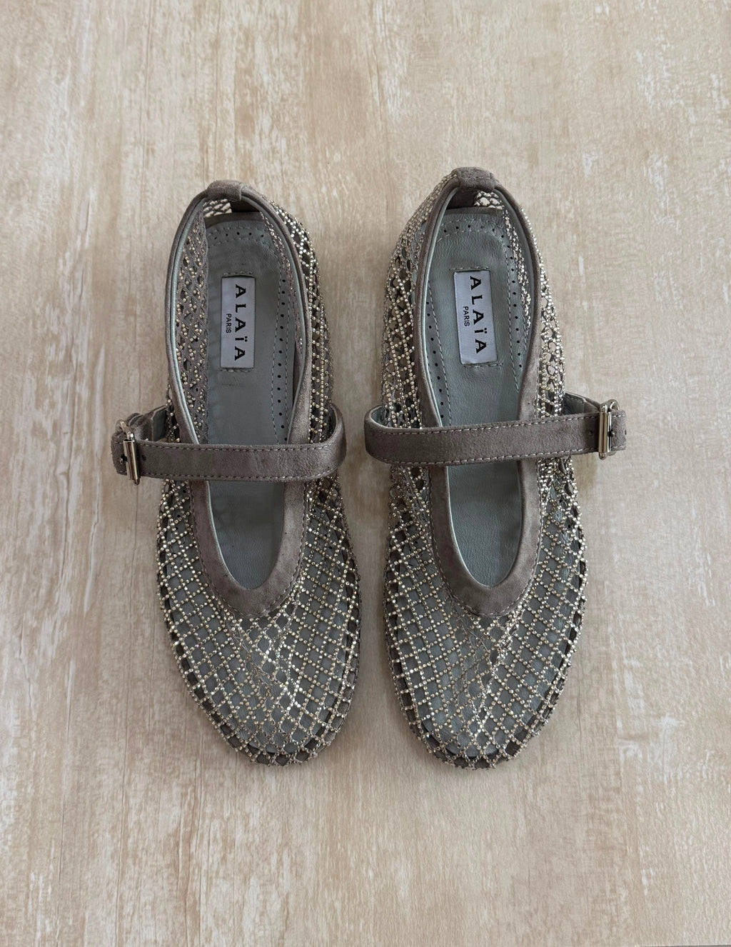 Alaïa Fishnet ballerinas - 14