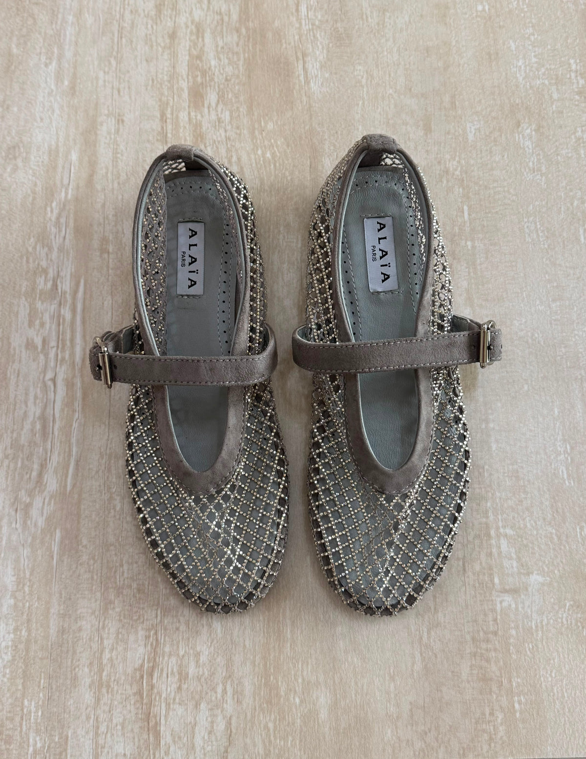 Alaïa Fishnet ballerinas - 14