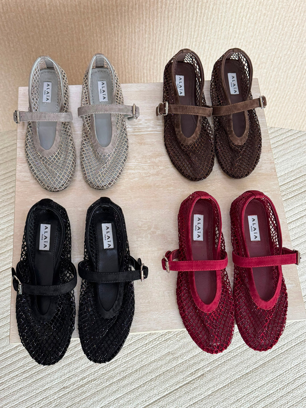 Alaïa Fishnet ballerinas - 19