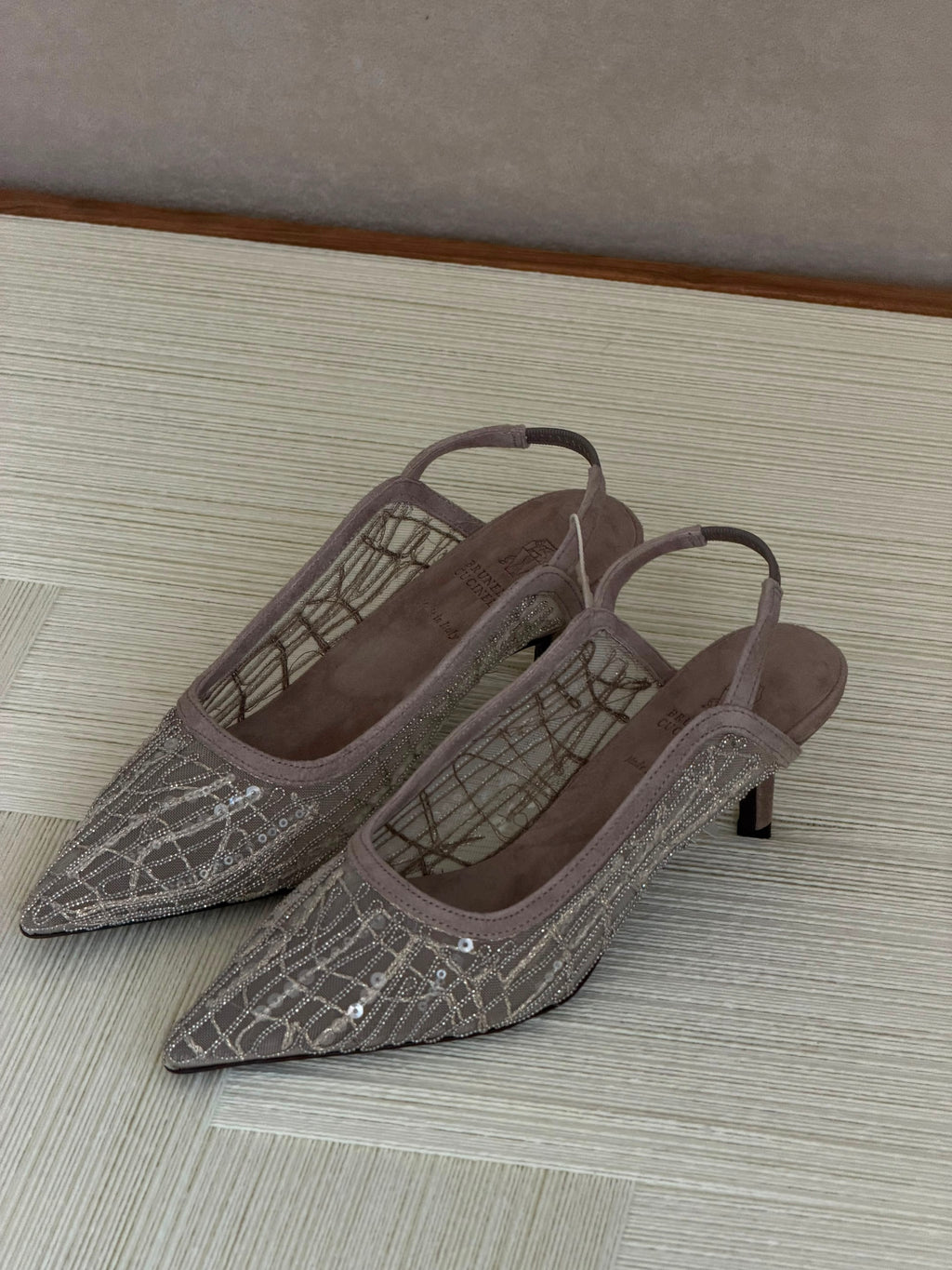 Brunello Cucinelli 55mm sequin-embellished Pumps - 2