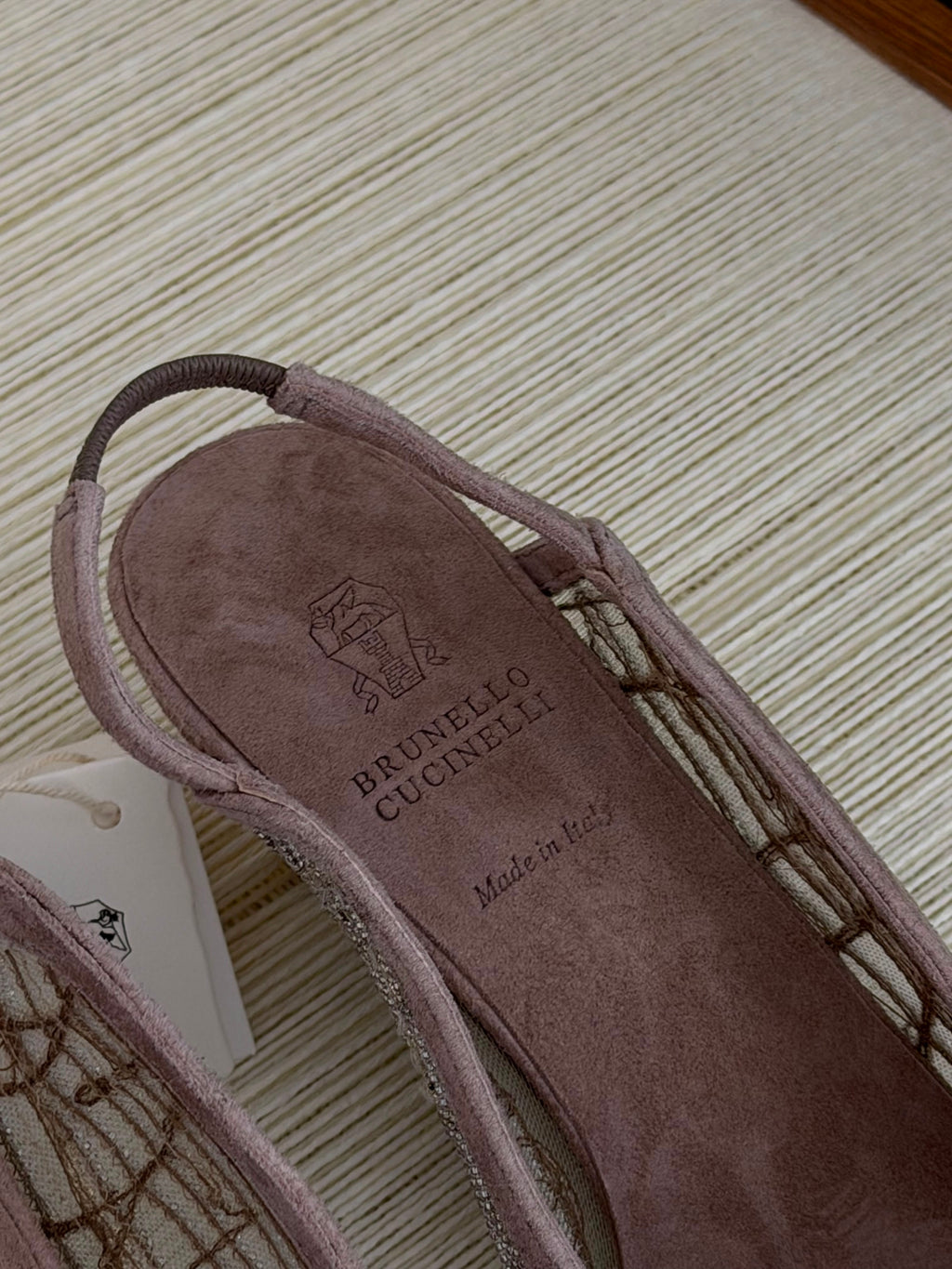 Brunello Cucinelli 55mm sequin-embellished Pumps - 4