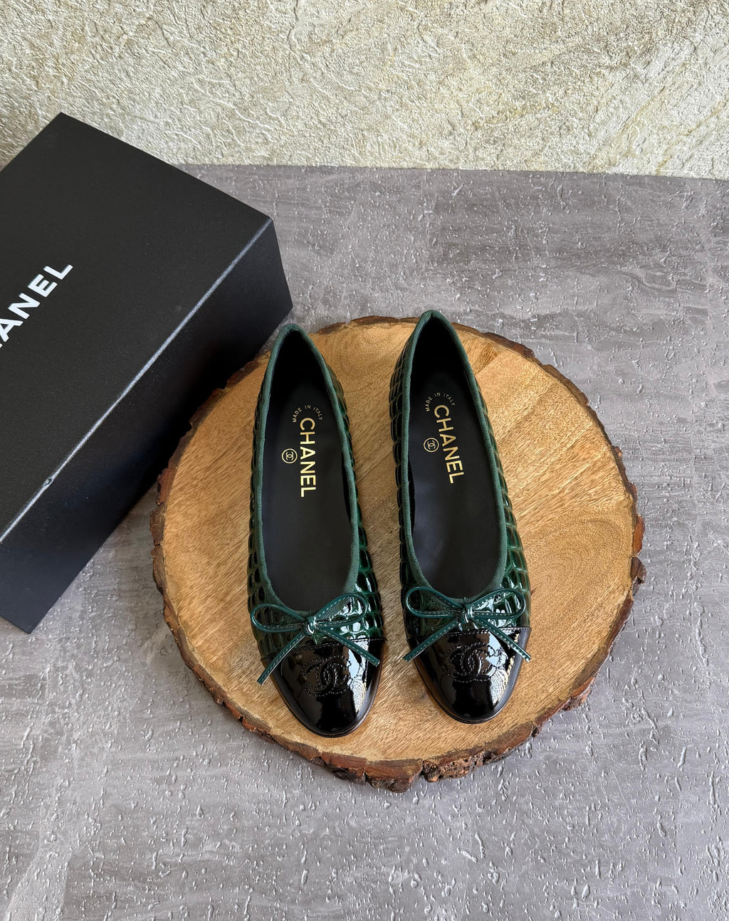 Chanel Ballet flats - Crocodile embossed patent - 4