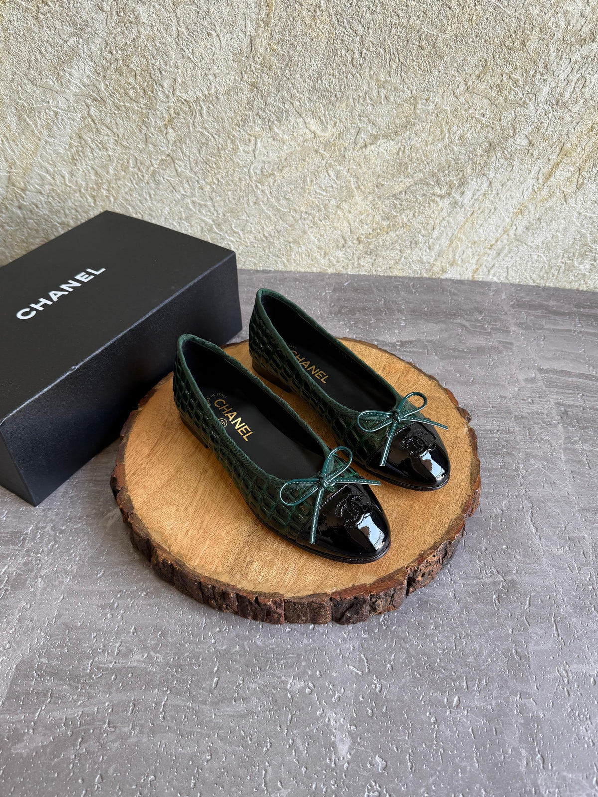 Chanel Ballet flats - Crocodile embossed patent - 7