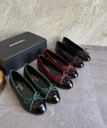Chanel Ballet flats - Crocodile embossed patent