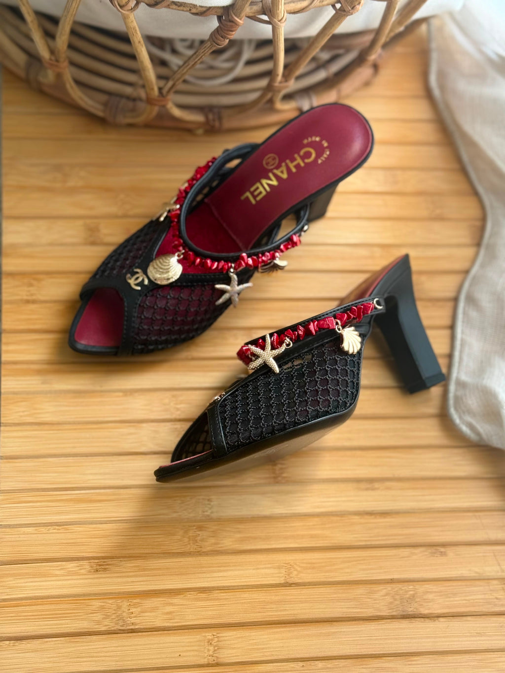 Chanel 26M Coco Beach Mules - 4