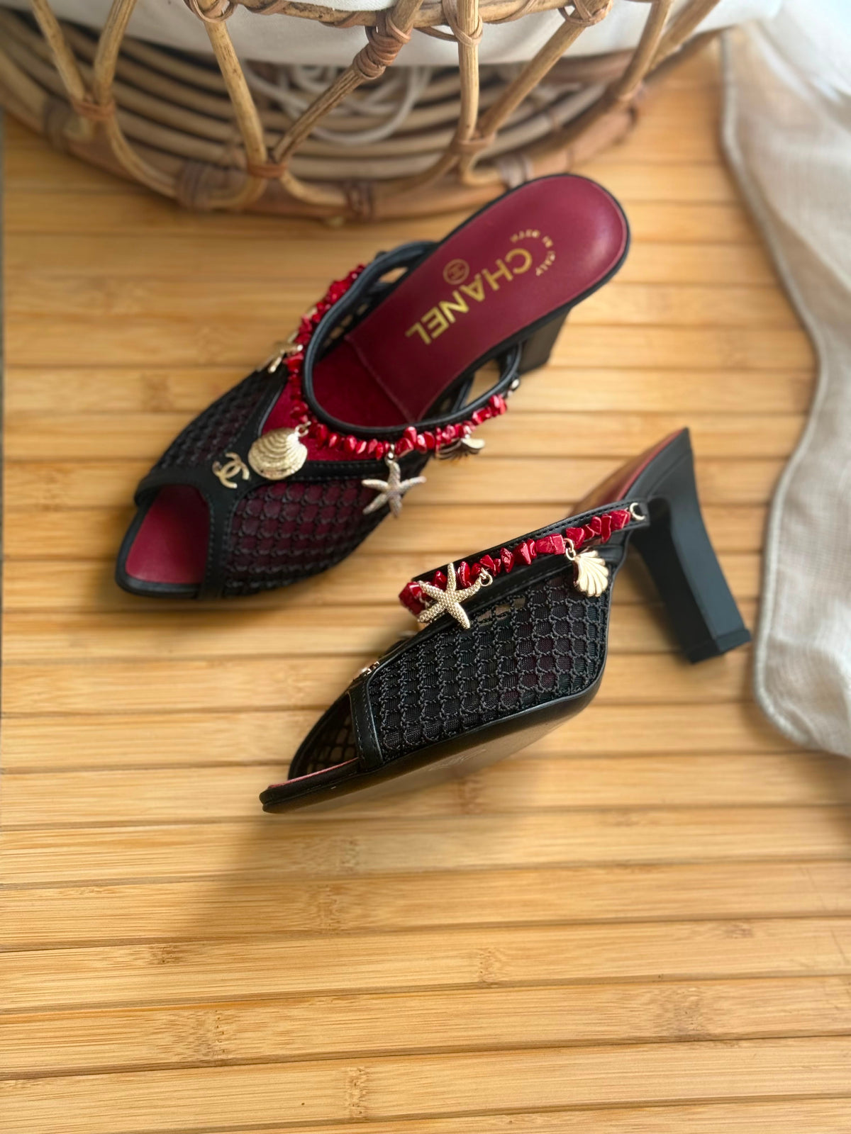 Chanel 26M Coco Beach Mules - 4