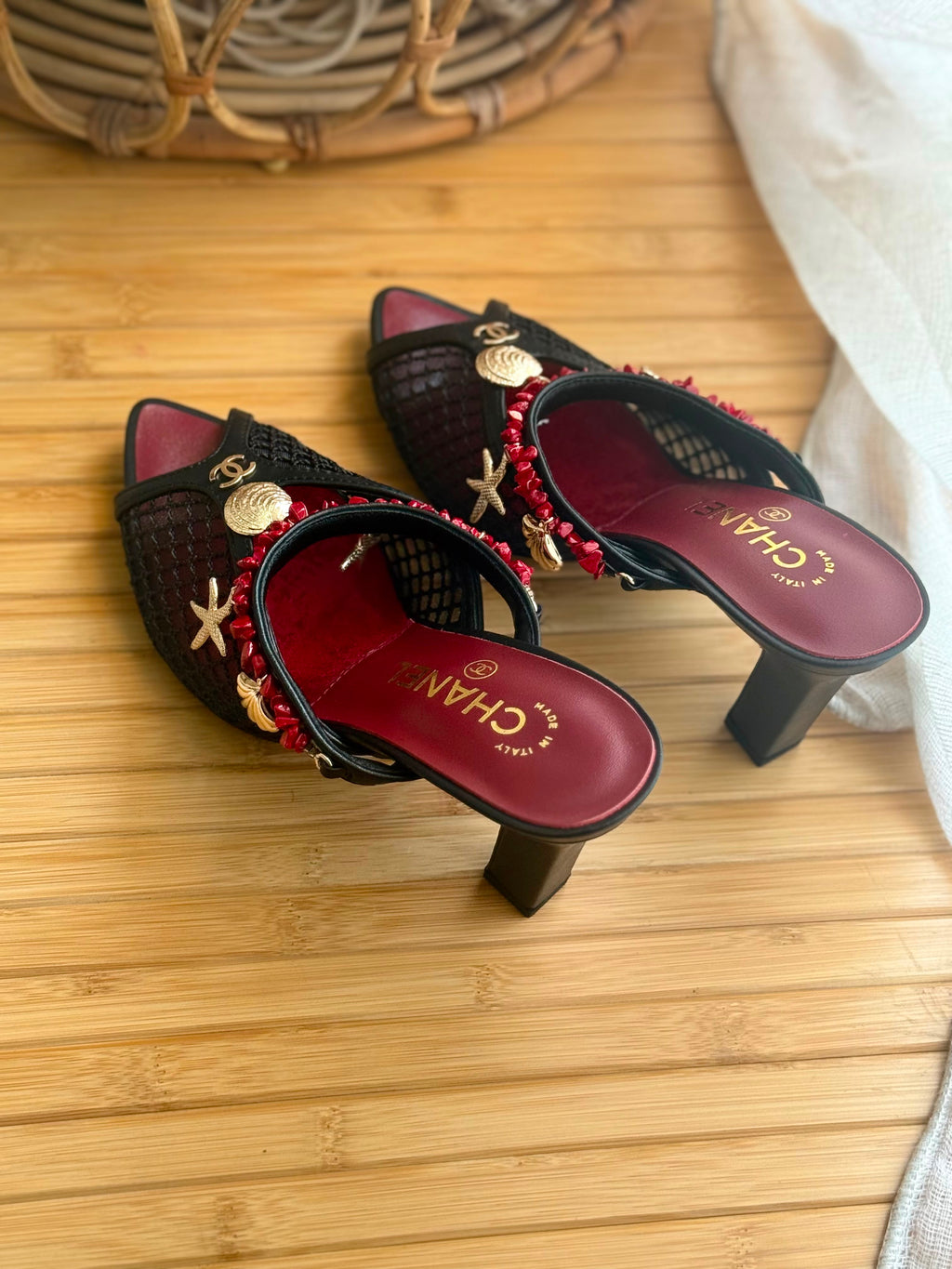 Chanel 26M Coco Beach Mules - 5