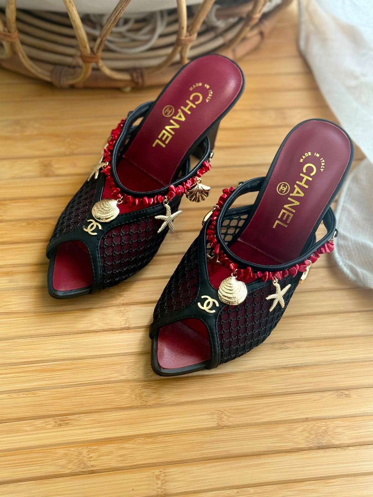 Chanel 26M Coco Beach Mules - 6