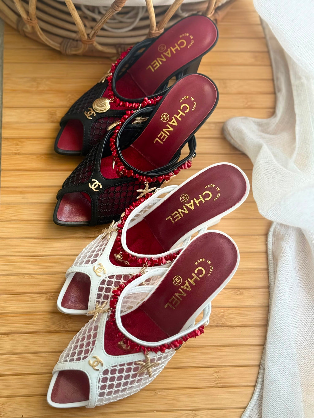 Chanel 26M Coco Beach Mules - 7
