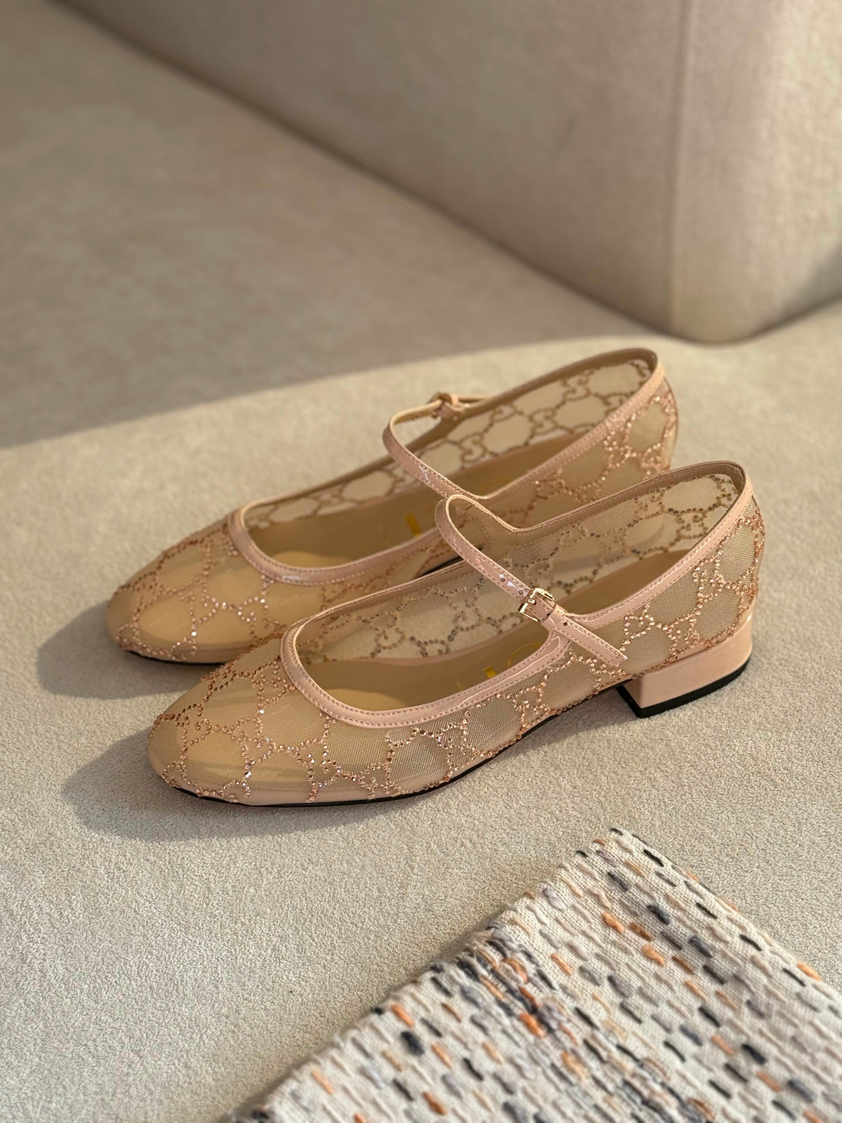 Gucci GG crystal ballet flats - 4
