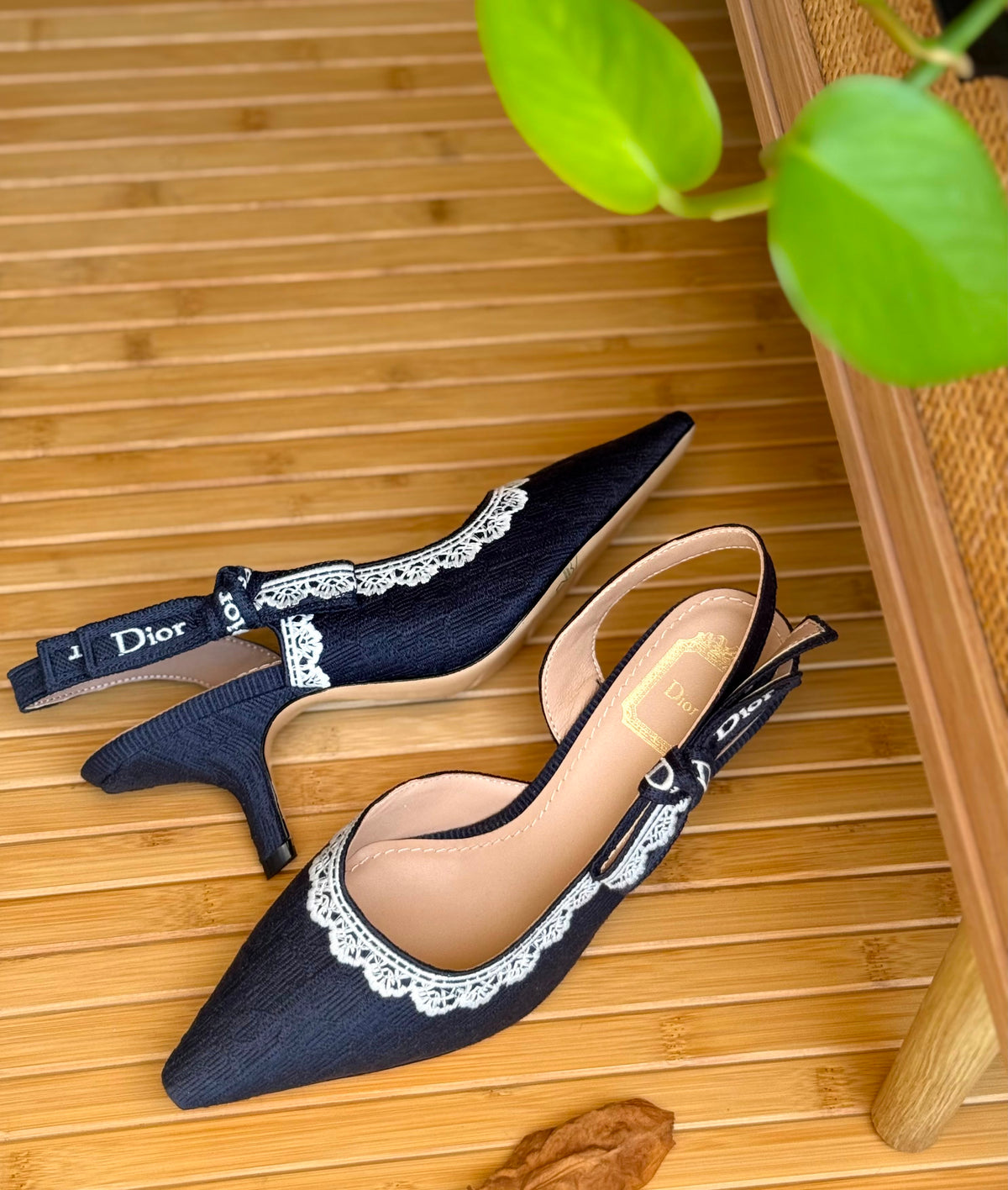 Dior J'Adior Slingback Pump Blue Dior Oblique - 3