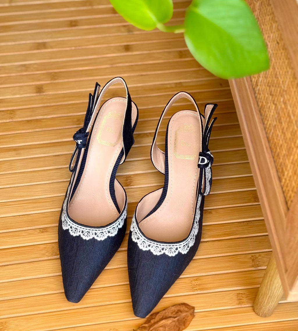 Dior J'Adior Slingback Pump Blue Dior Oblique - 2