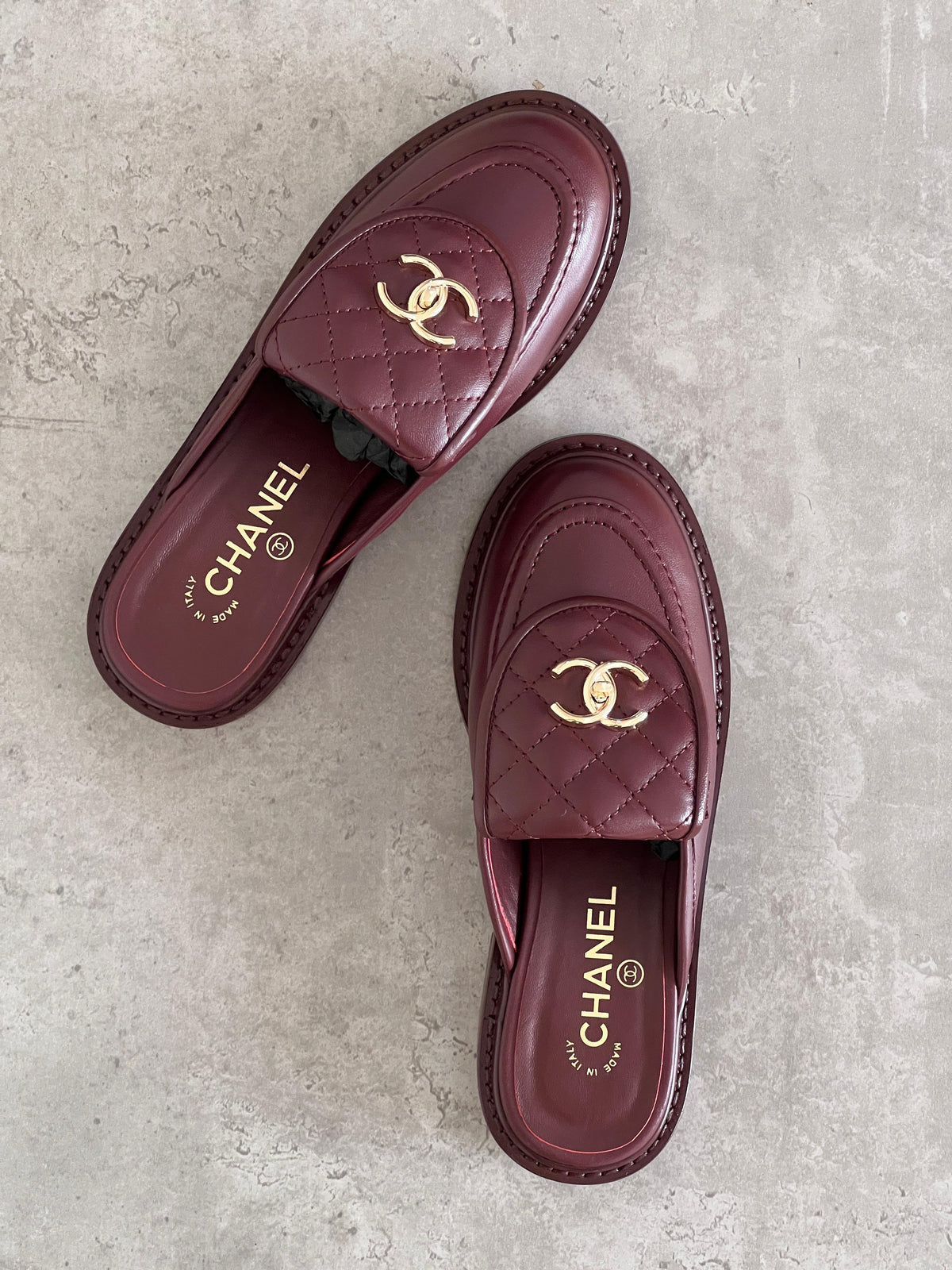 Chanel Loafers in Black Calfskin - 6