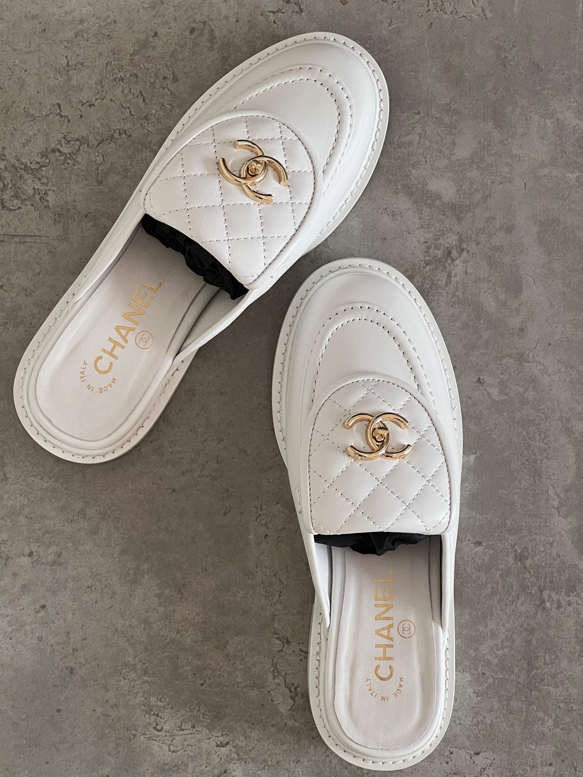 Chanel Loafers in Black Calfskin - 8