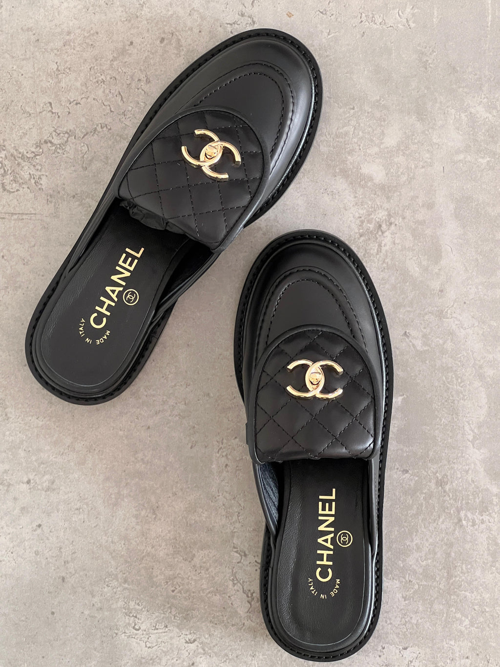Chanel Loafers in Black Calfskin - 11