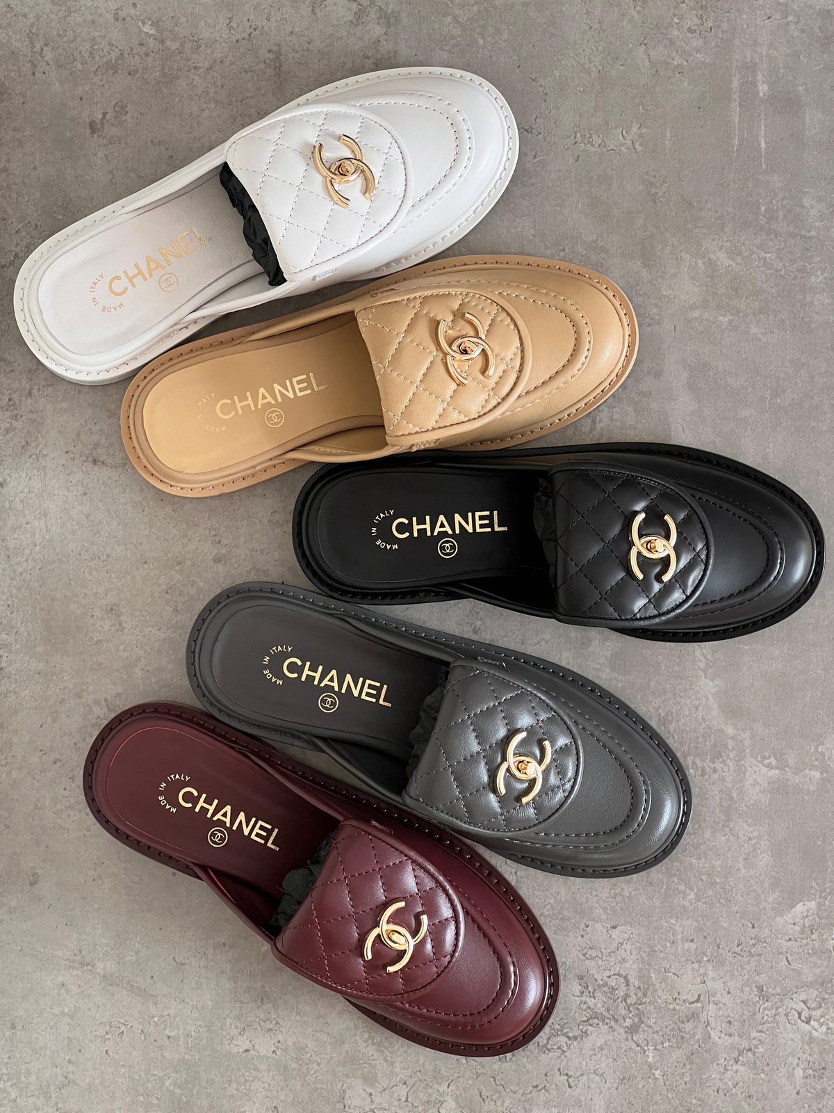 Chanel Loafers in Black Calfskin