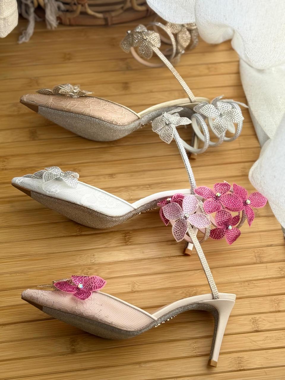 René Caovilla 105mm Floriane Sandals - 5