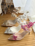 René Caovilla 105mm Floriane Sandals
