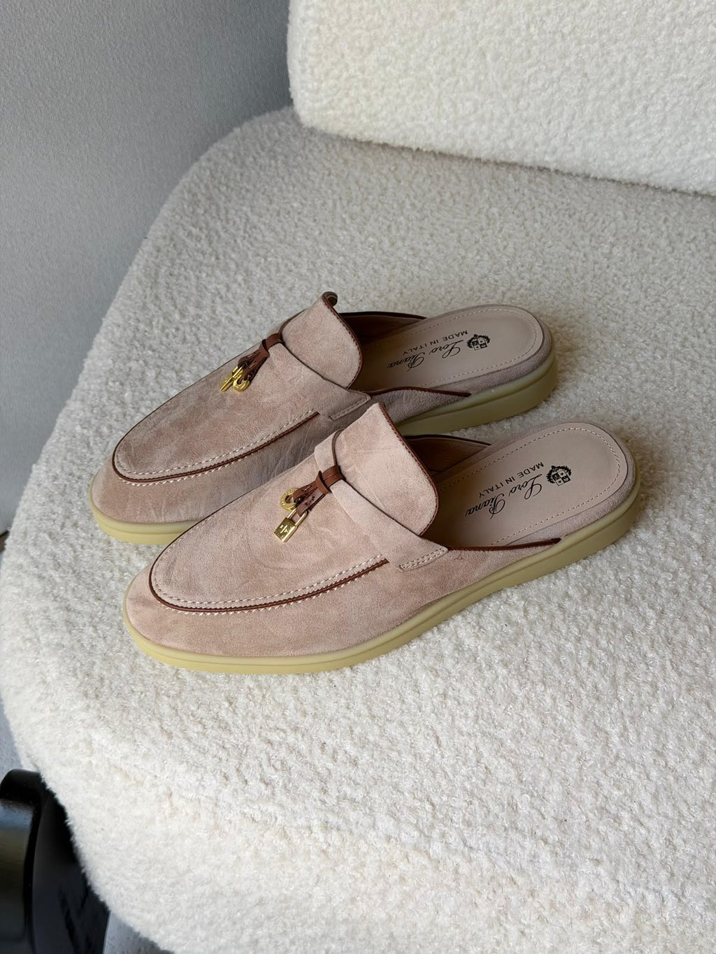 Loro Piana Babouche Charms Flat. - 6