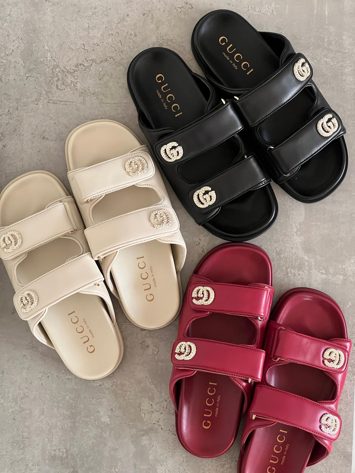 Gucci Marmont Double G sandals