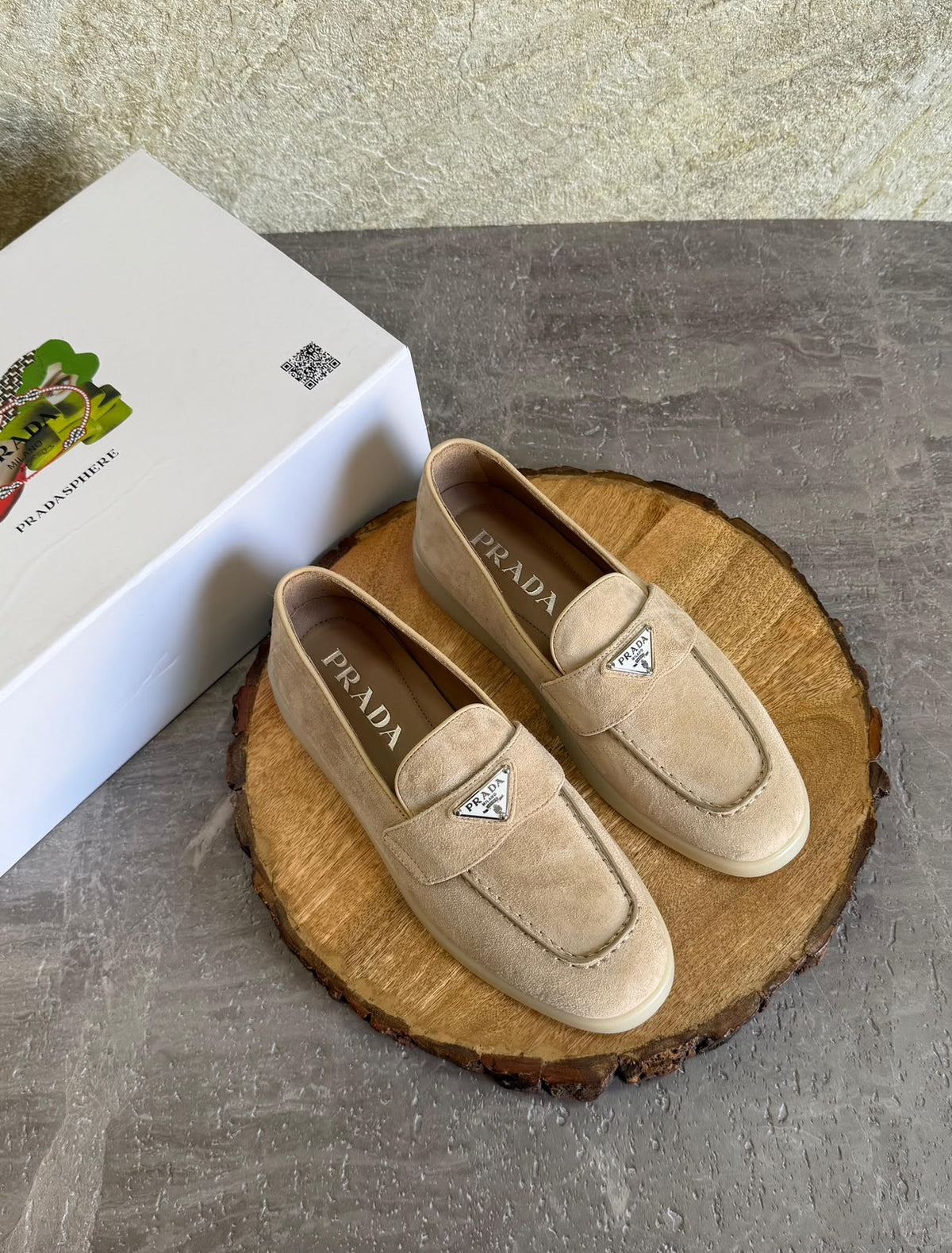 Prada Suede Loafers