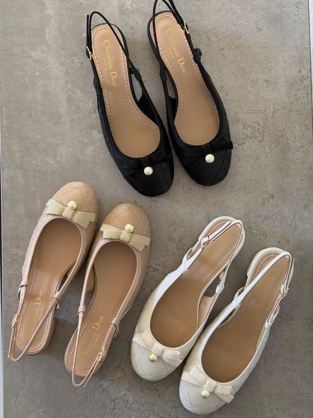 Dior Ballet Slingback Pumps - 9