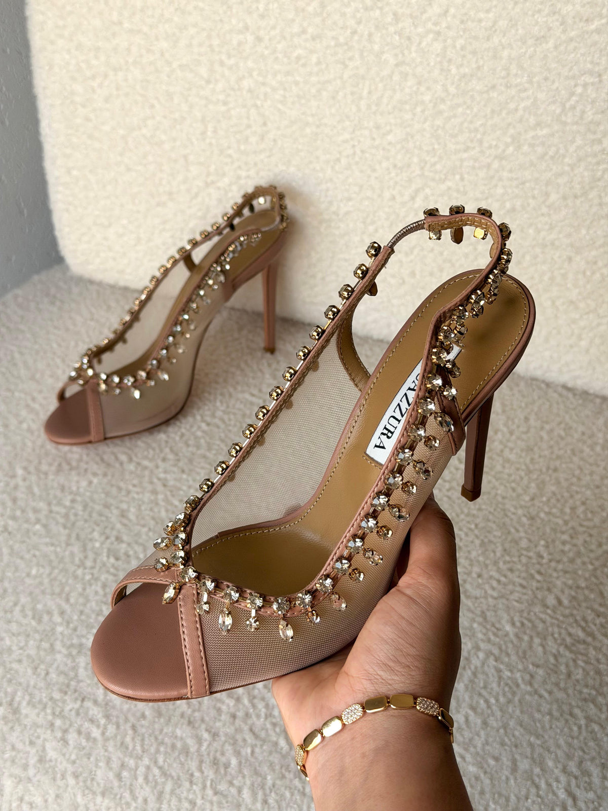 Aquazzura Temptation Crystal Sandal - 2