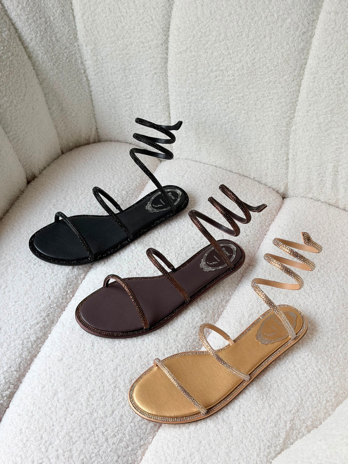 Rene Caovilla Cleo Crystal-embellished Sandals - 2
