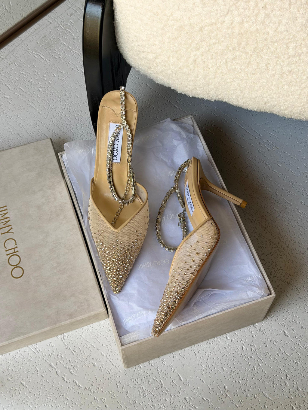 Jimmy Choo Saeda 100 pumps - 7
