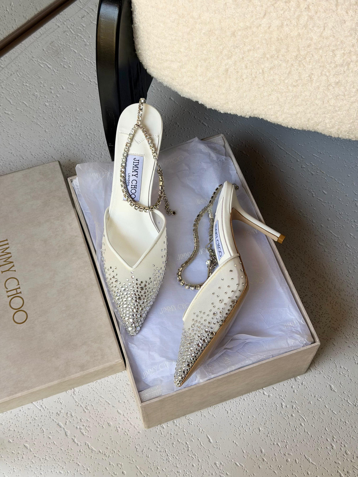 Jimmy Choo Saeda 100 pumps - 5