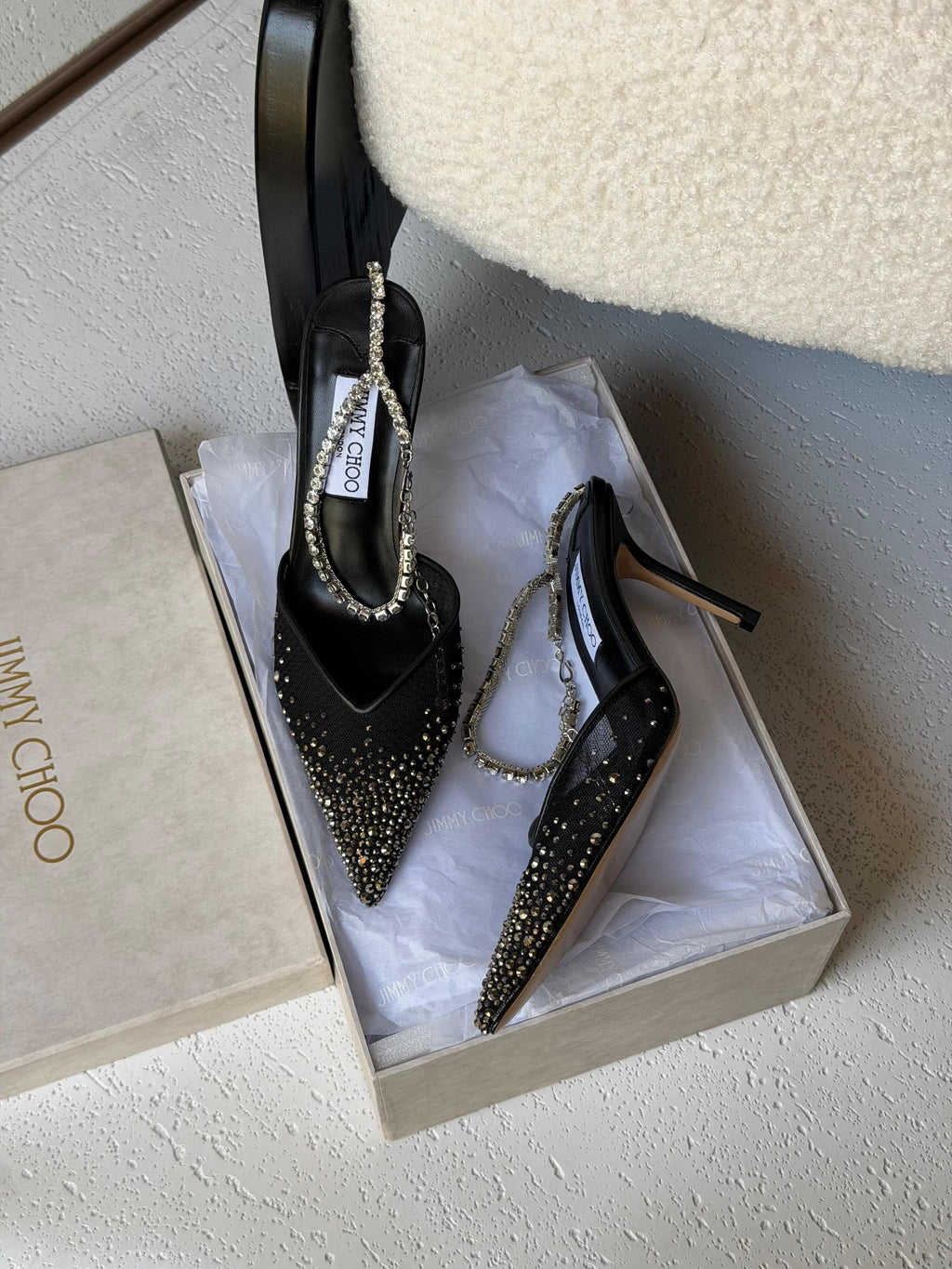Jimmy Choo Saeda 100 pumps - 6