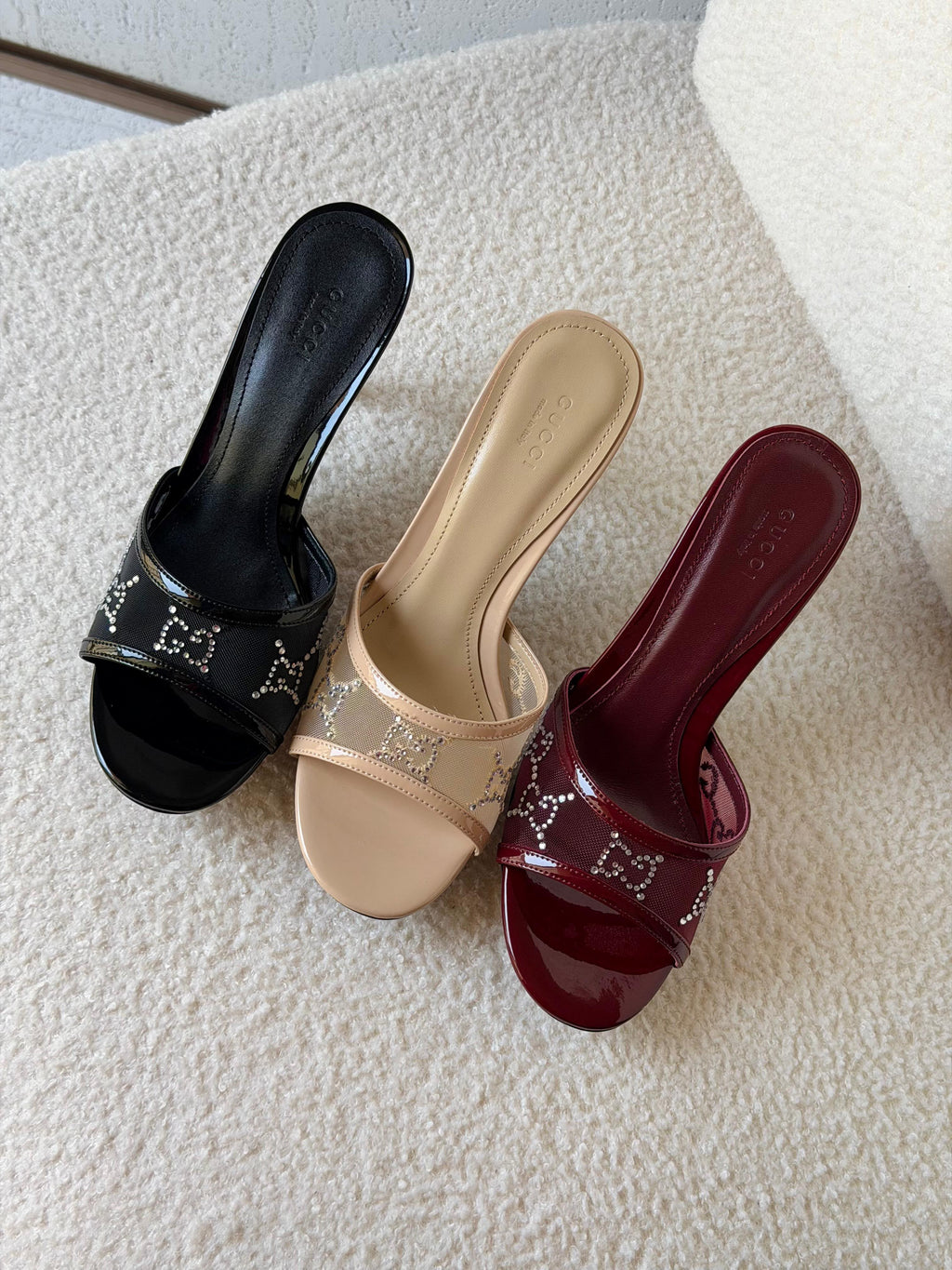Gucci GG crystal sandals - 2