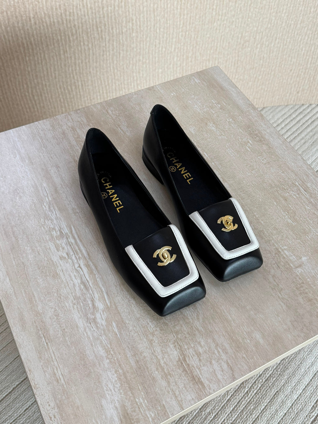 Chanel Lambskin Square-Toe - 3
