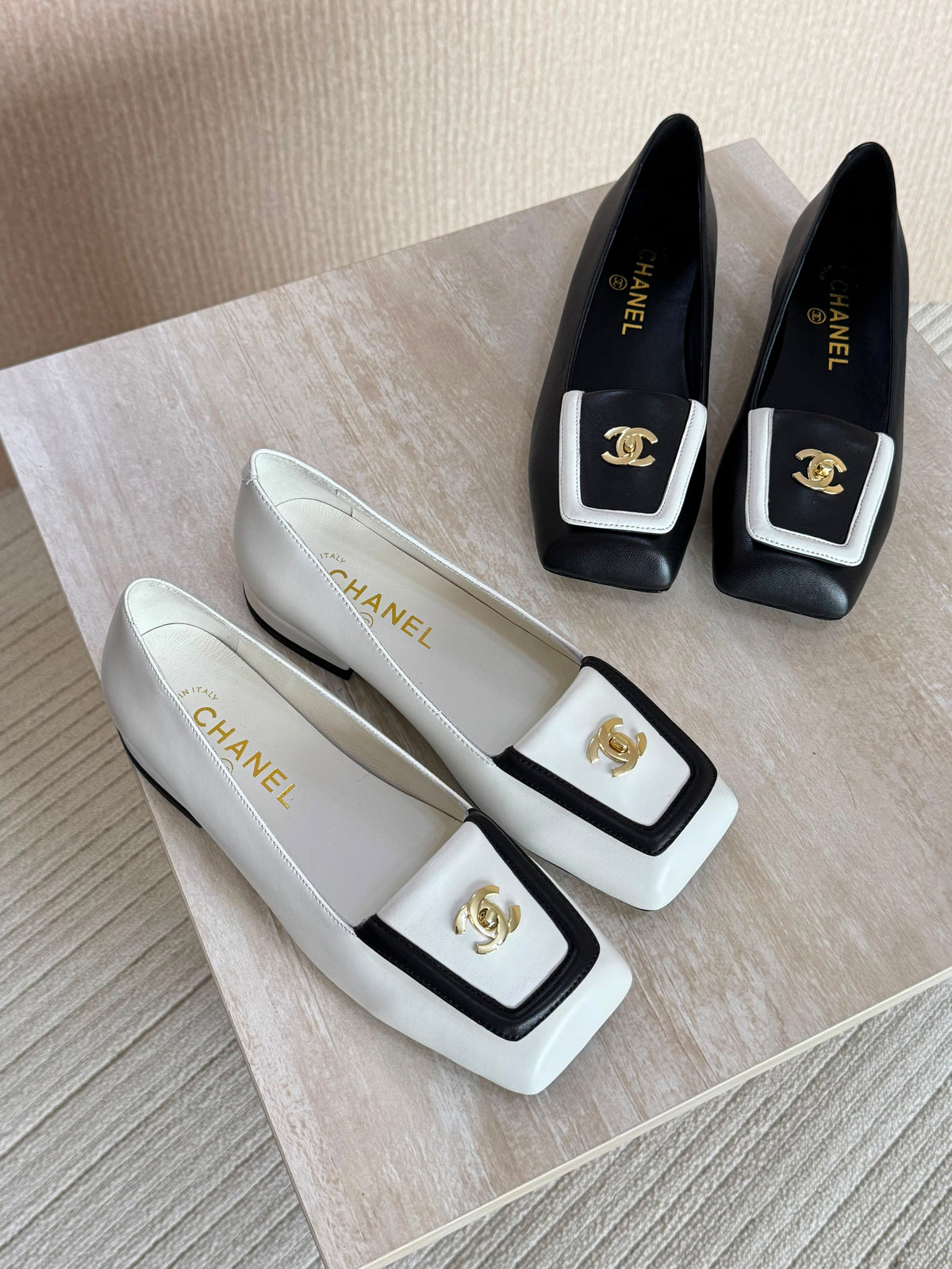 Chanel Lambskin Square-Toe - 2