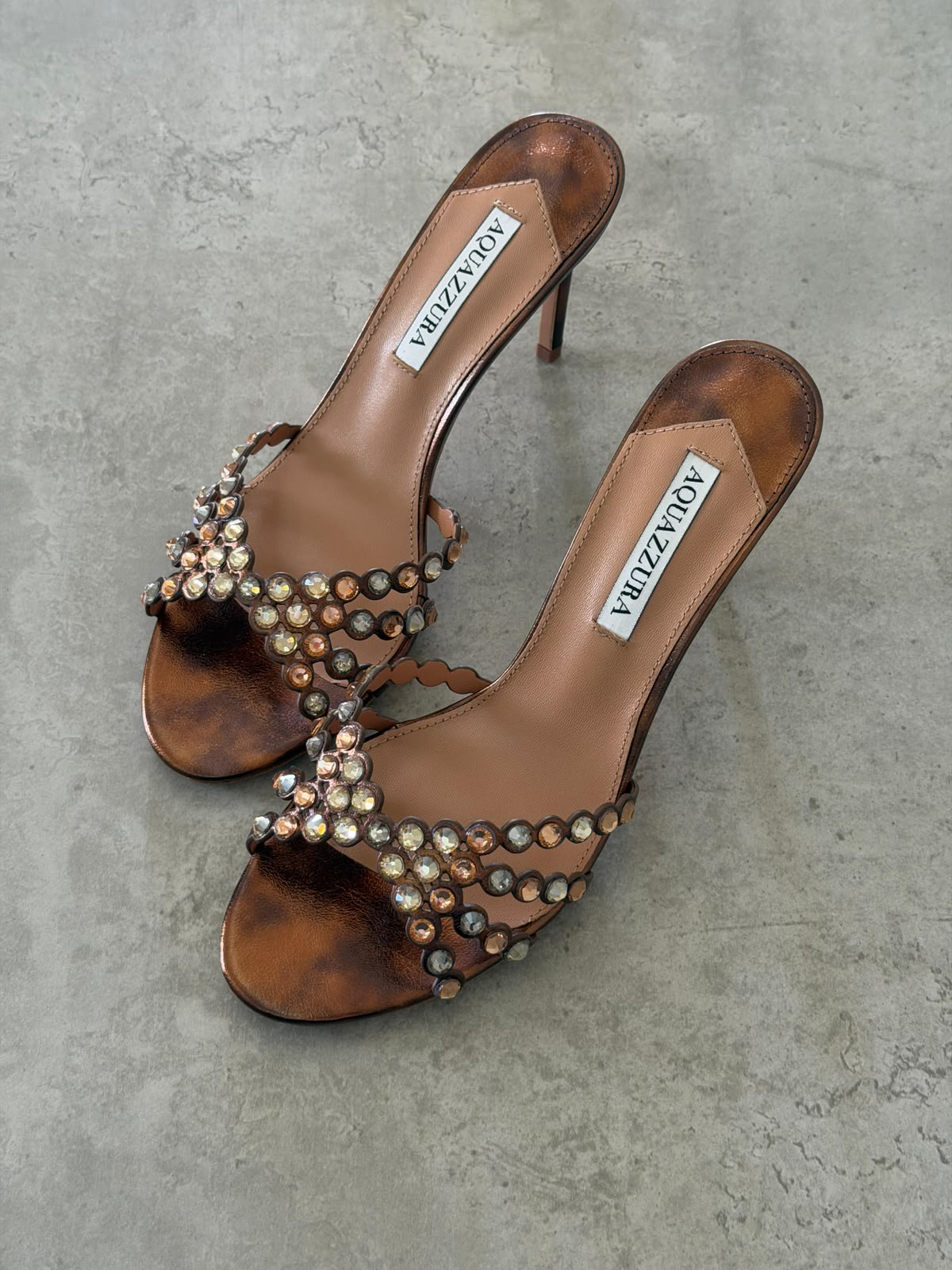 Aquazzura Tequila Embellished Sandals - 5