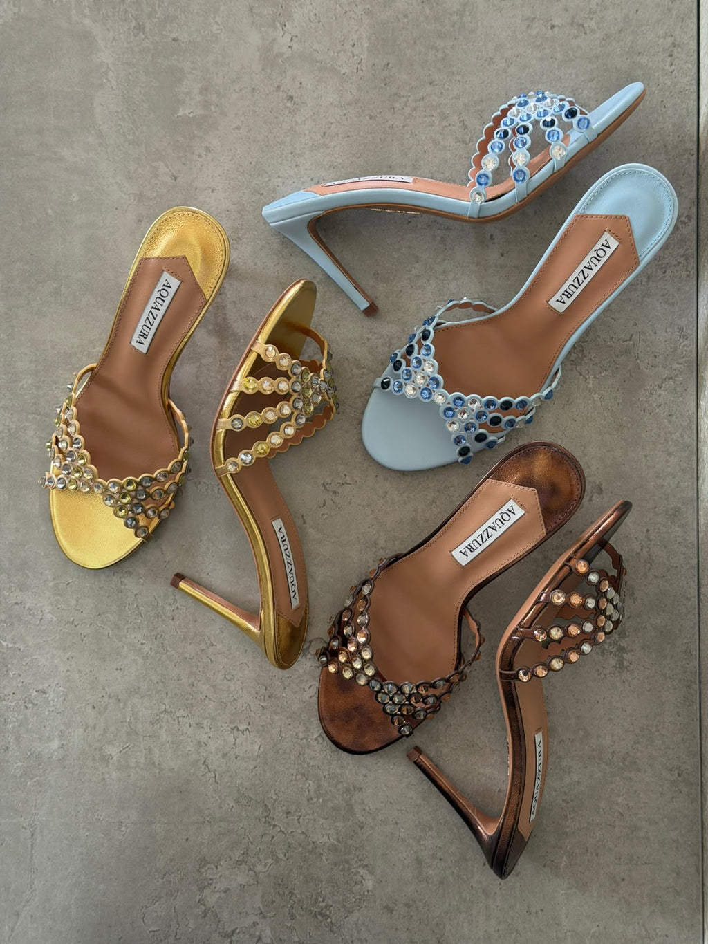 Aquazzura Tequila Embellished Sandals - 2