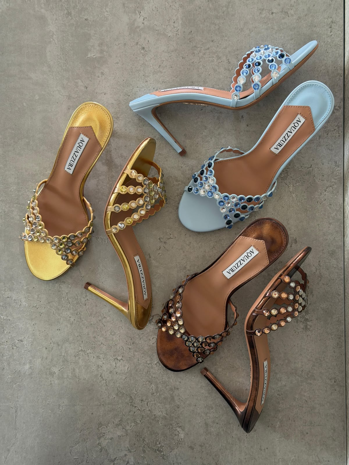 Aquazzura Tequila Embellished Sandals - 2