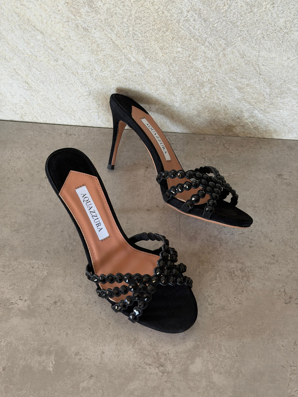 Aquazzura Tequila Embellished Sandals - 7