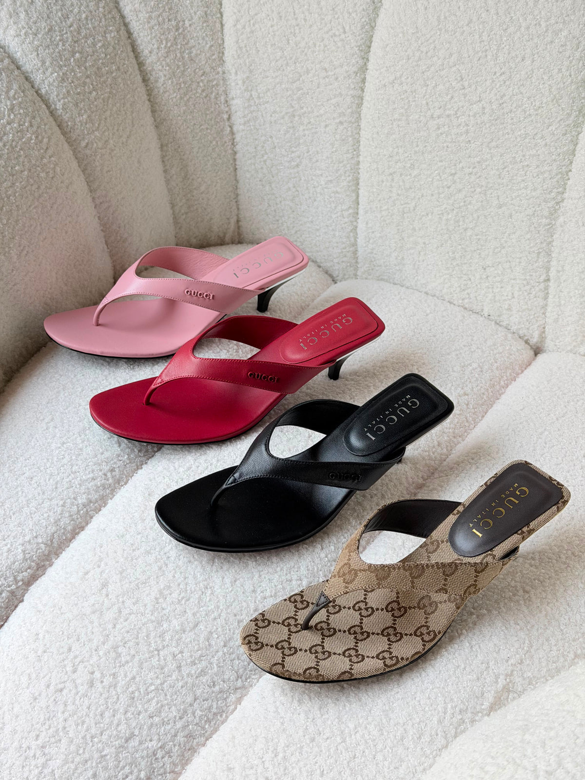 Gucci Vittoria Thong Sandals - 5