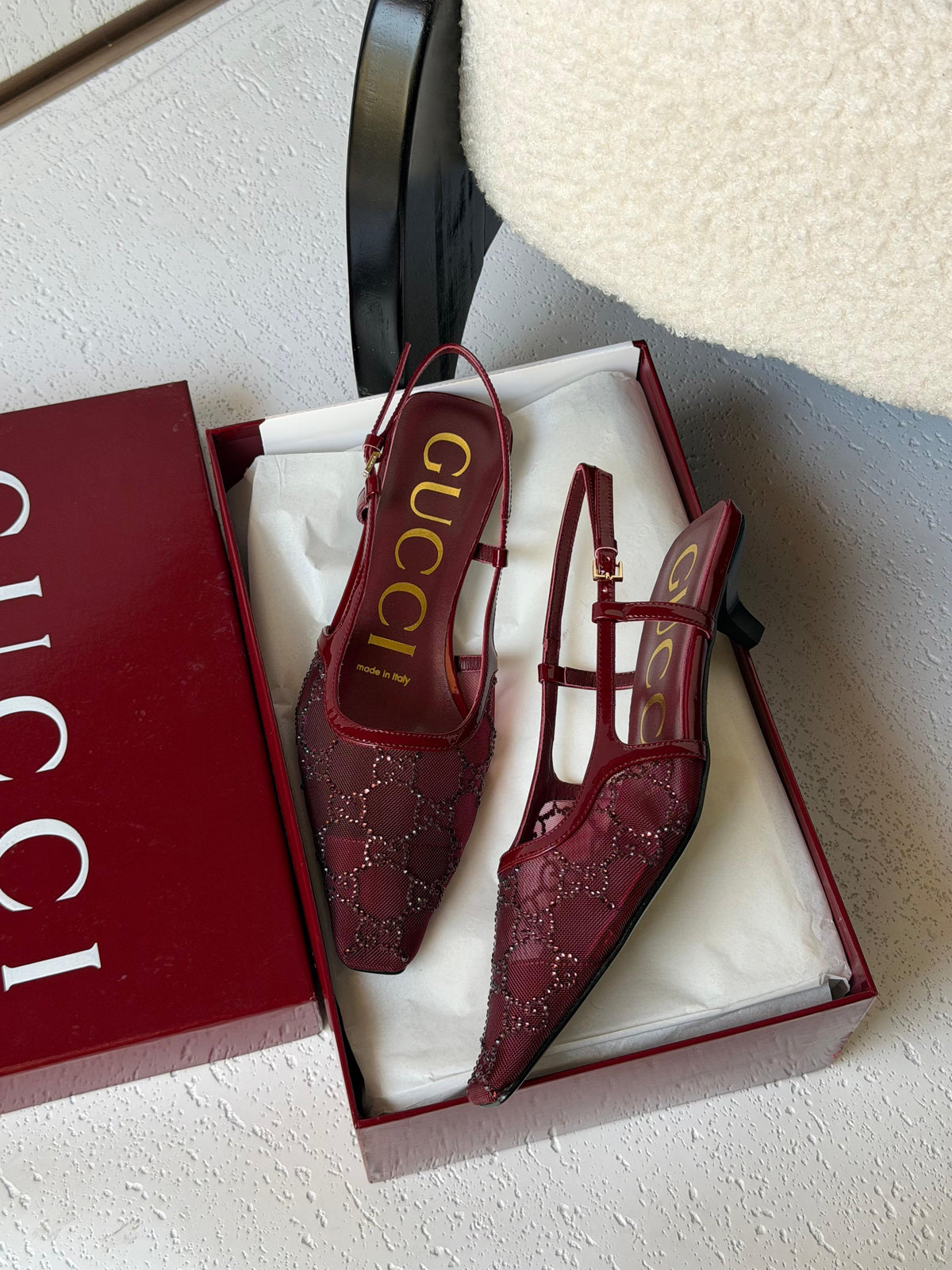 Gucci GG Slingback Pumps - 4