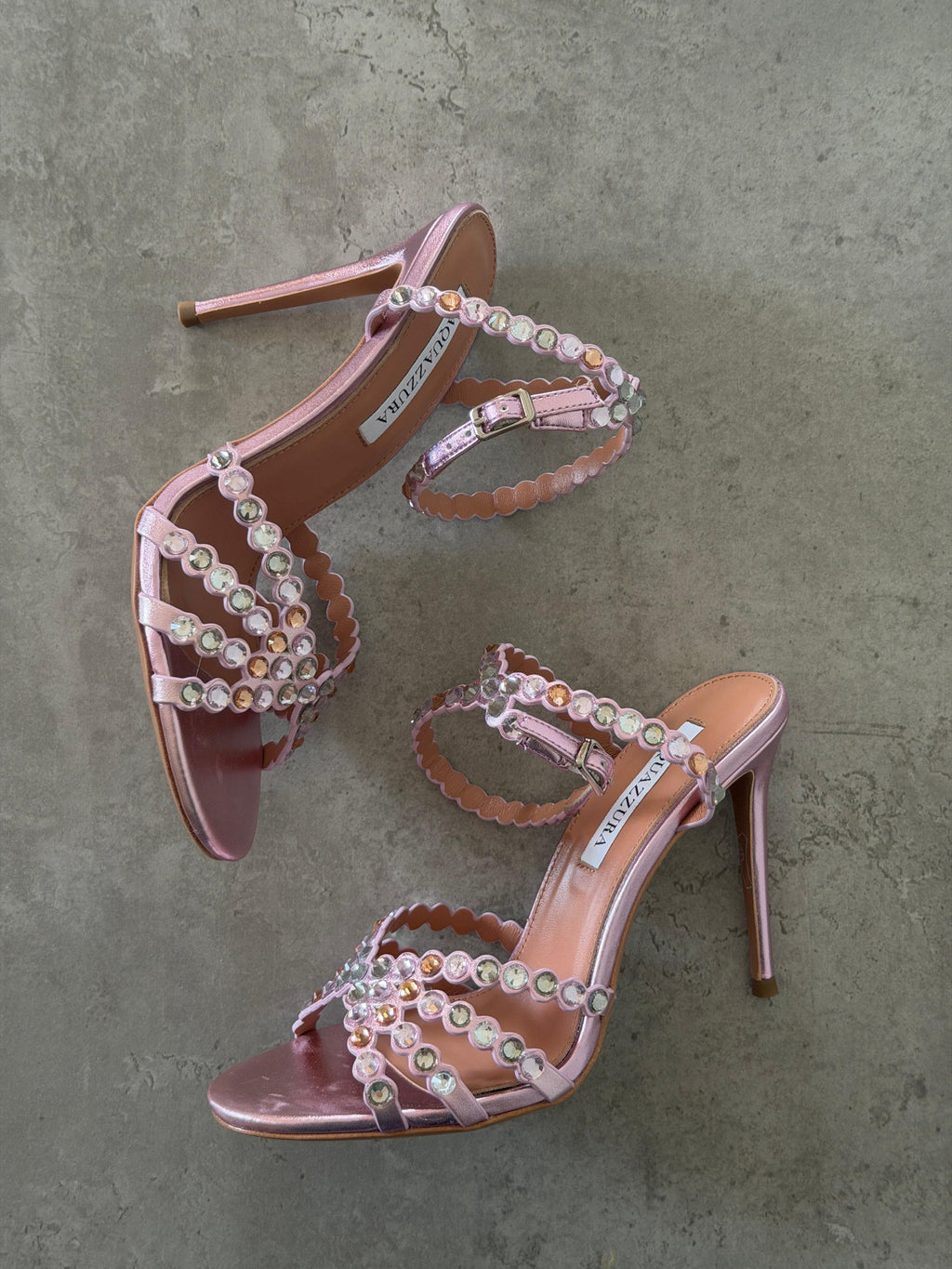 Aquazzura Tequila Embellished Sandals - 6