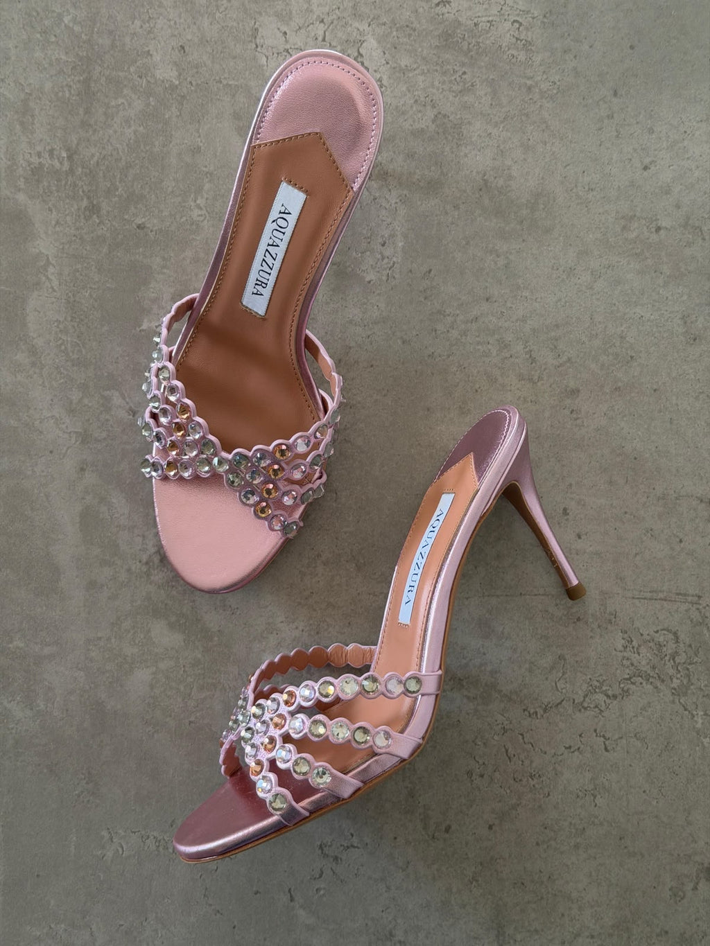 Aquazzura Tequila Embellished Sandals - 4