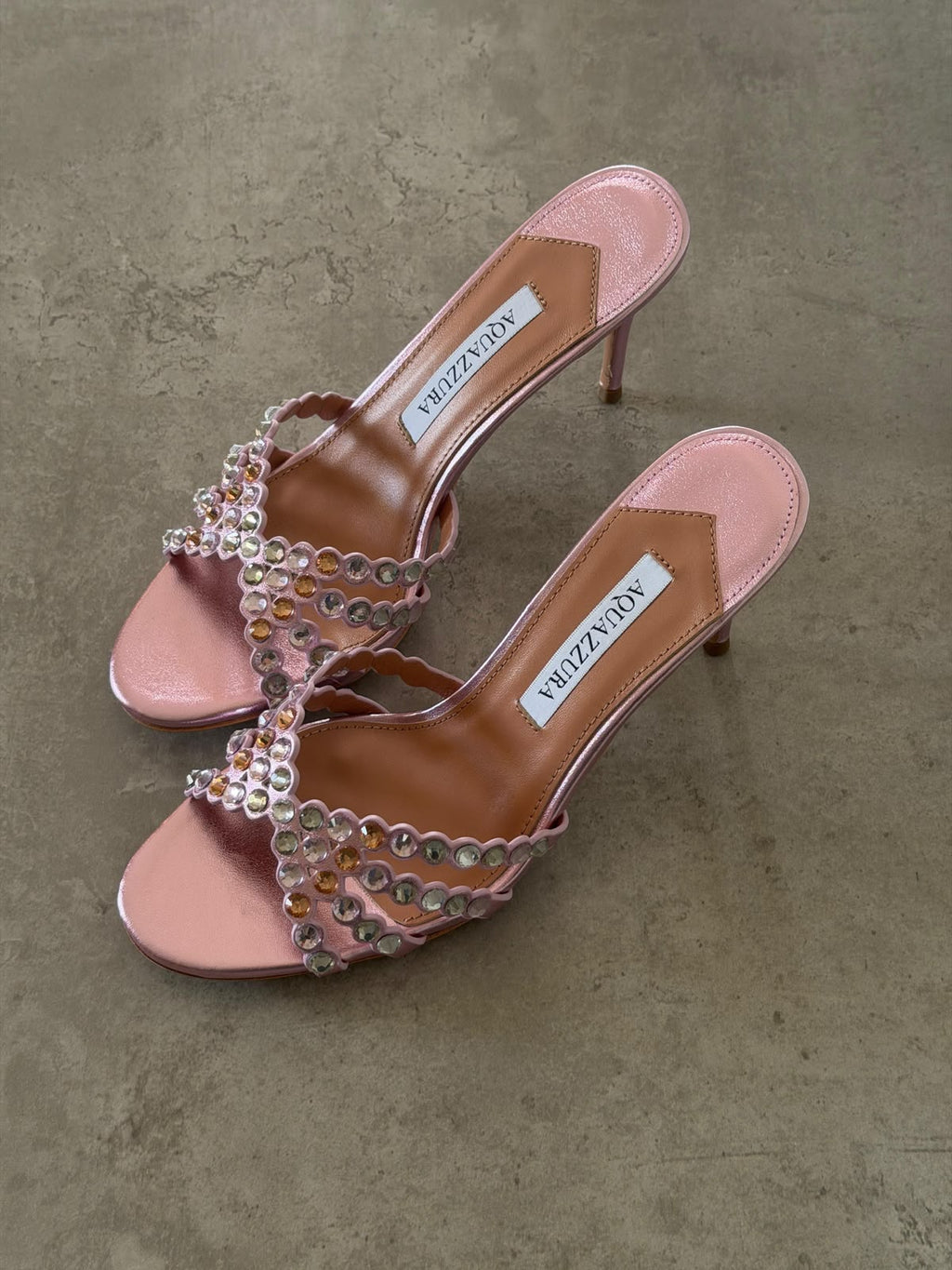 Aquazzura Tequila Embellished Sandals - 6