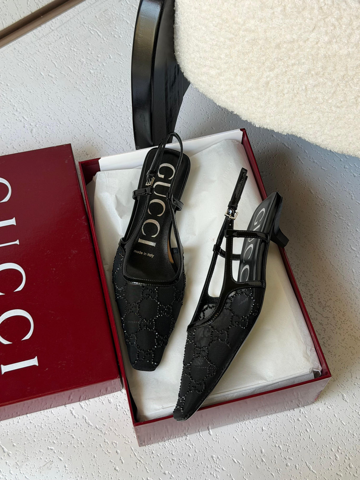 Gucci GG Slingback Pumps - 6