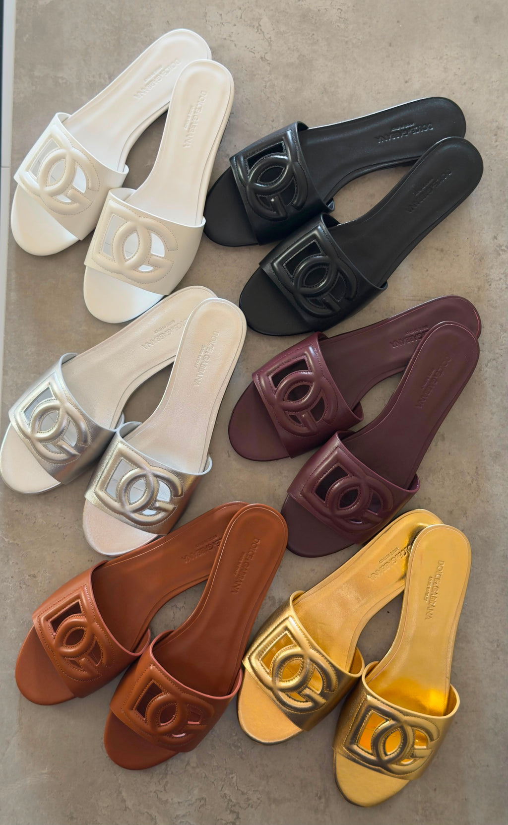 Dolce & Gabbana DG Logo Flat Sandals - 4
