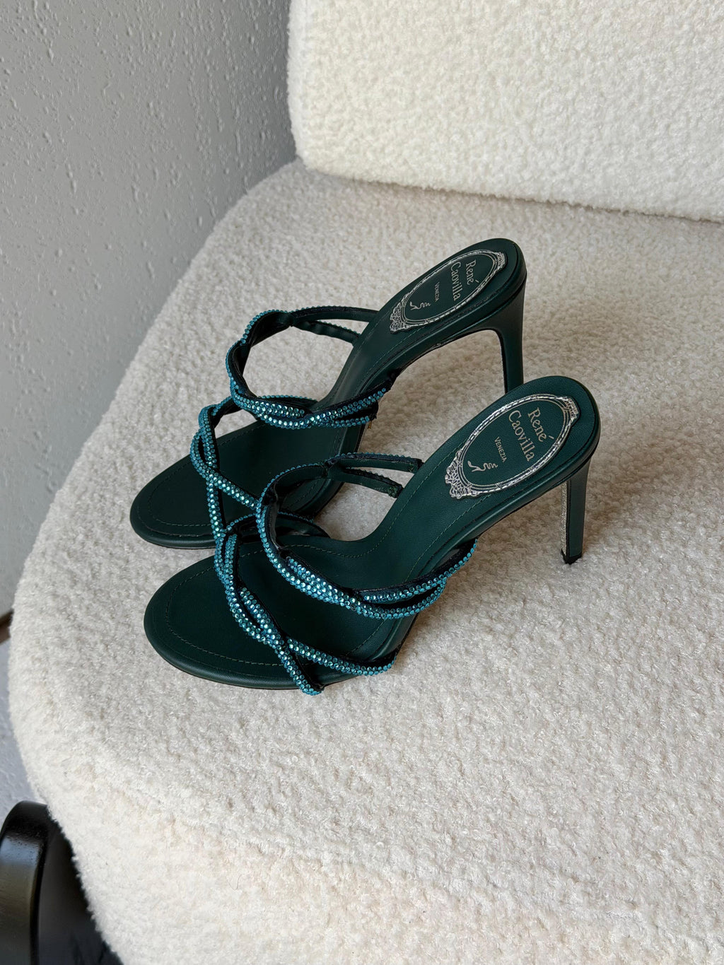 Rene Caovilla Braid Sandals - 8